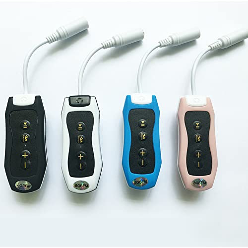 Lecteur MP3 étanche IPX8 Clip, 8G Natation Plongée Surf Cyclisme Sport Lecteur de Musique avec Radio FM Son Stéréo (Blanc)