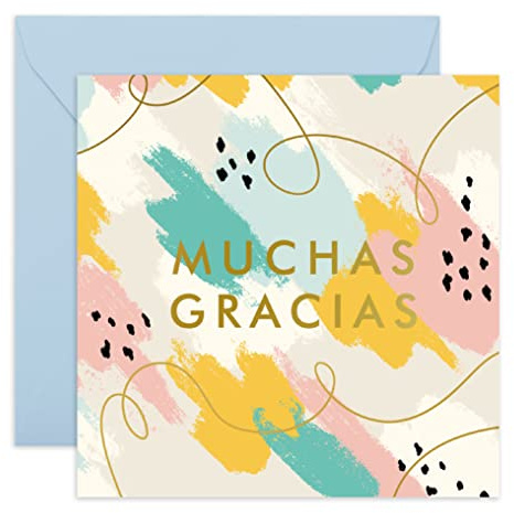 Central 23 - Tarjeta de agradecimiento individual - “Un gran agradecimiento” - Para enfermeros doctores boda baby shower - Tarjeta de gratitud - En blanco por dentro - Incluye pegatinas divertidas