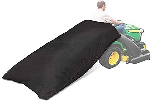 Fybida Bolsa de Hojas para Tractor de Césped 210D Bolsa de Hojas para Cortacésped de Jardín con Apertura de Tela Oxford para Limpieza de Hojas de Jardín, Bolsa de Hojas para Cortacésped de Equitación