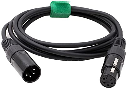 HangTon Mic Recorder Mixer Headphone Amplifier Balanced Audio Cable 4 Pin XLR Male to Female XLR 4 Pin (2 Meter)