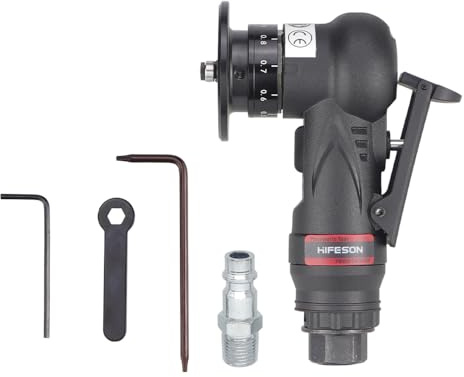 Pnuematic Chamfer Tool Deburring Tool for Metal Trimming, Air Beveling Tool Mini Chamfering Machine Small Handheld Grinder for Inner Hole and Metal Edge Deburring