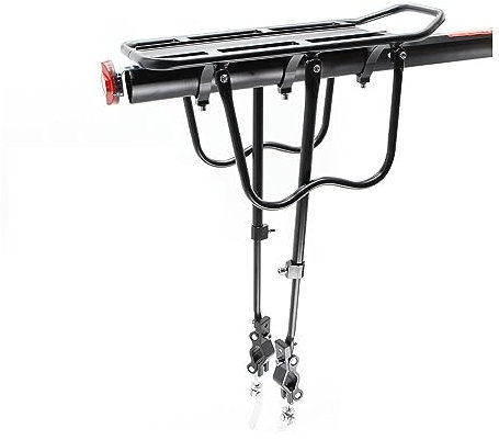 Träger Regal Motorrad Fahrrad Gepäckträger Cargo Gepäckträger Regal Radfahren Sattelstütze Tasche Halter Stehen