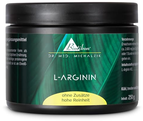 L-Arginin HCL Pulver nach Dr. med. Michalzik - ohne Zusatzstoffe - von Biotikon®