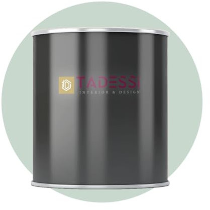 TADESSI Wall Select Wandfarbe Grün - Eukalyptus - abwaschbare Innenfarbe matt - Dispersionsfarbe - Geruchsarm und Lösemittelfrei - 1 Liter Gebinde