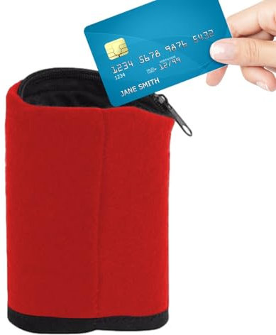 Geldbörse für das Handgelenk für Damen – atmungsaktives Sportarmband mit Reißverschluss, Tasche aus Schweißband | Laufrad-Trainings-Handgelenktasche für Schlüssel, Fitnessstudios, Geldbörse