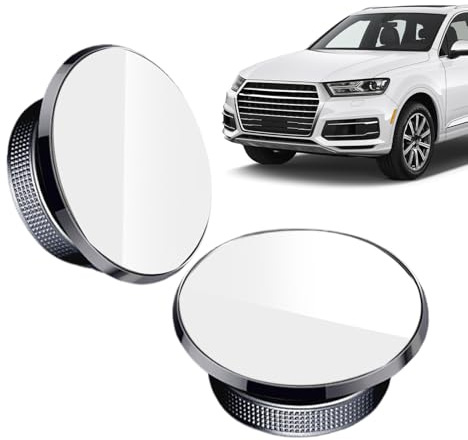 Espejos Parabólicos Para Coche - 2 Espejos Retrovisores Laterales De Ángulo Ancho,Exteriores Con Ventosa Para Aparcamiento Reverso Y Conducción Segura Familiar