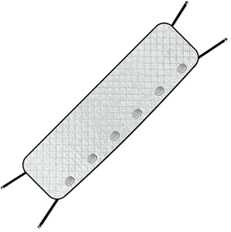 Cubierta para parabrisas de coche, 175 cm, tela Oxford, protección solar para coche, con correa y montaje magnético para estambres Vogelko