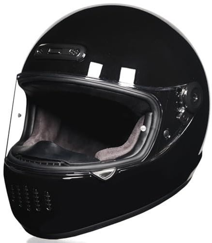 Caschi Integrale Per Moto Con Visiera Casco Scooter Modulare Approvati DOTECE Caschi Motocross Per Adulti Uomini e Donne Casco Crash Casco Integrale Racing G,XXL(63~64CM)