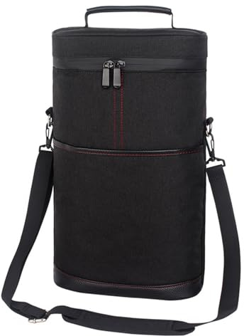 Porte-bouteille de vin – Sacs de transport isolés pour bouteilles | Sac isotherme à vin portable pour voyage de vin, sac de transport de protection pour les fêtes de restaurant