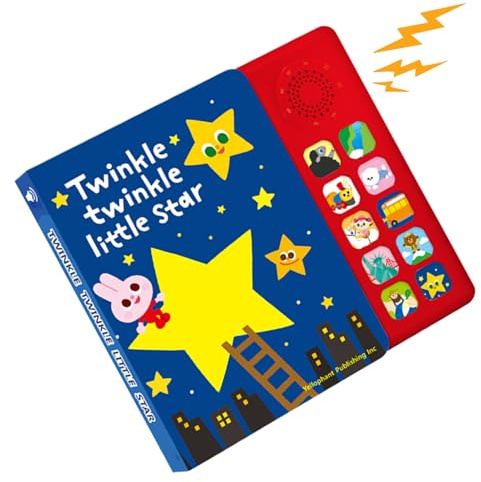 Libro Rimas Infantiles – Aprendizaje Musical, Canciones Niños | Especificación 10 Canciones, Uso Temprano Inglés, Actividades Educativas Música Entretenida