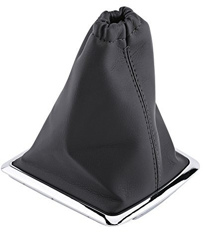 Nikou Funda Palanca Cambio Ford Focus - Reemplazo de la cubierta de polvo del cuero de la PU de la palanca del cambio del engranaje del coche Shift para Focus 2005-2012