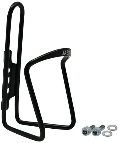 Flaschenhalter Fahrrad Schwarz aus Aluminium Extra Verstärkt für Rennrad MTB Trekkingrad Kinderfahrrad Universal Passend Getränkehalter mit Montageschrauben Trinkflaschenhalter Trinkflaschenhalterung