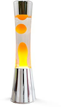 I-TOTAL - Lava lamp Magma / 40 CM (Bianco Arancione)
