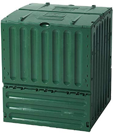 Geschlossener Schnell-Komposter 600 Liter: ECO-King, grün, aus 100% recyceltem PP