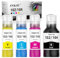 INK4U 102 104 Tinte Kompatibel Epson Tintenpatronen Nachfülltinte Multipack für EcoTank ET-2820 ET-2826 ET-2850 ET-2856 ET-2810 ET-4856 ET-2710 ET-2720 ET-2750 ET-4700 ET-4750