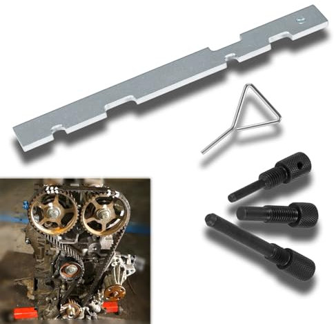 CTcar Outil de Calage Moteur Courroie de Distribution Outil de Verrouillage d'arbre à cames Compatible avec Ford Volvo Mazda 1.25, 1.4, 1.6, 1.8, 2.0L (5 pièces)