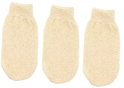 MERRYHAPY 3pcs Plant Bath Gloves Exfoliating Mitts Scrubbing Bath Cleaning Tool for Home Use