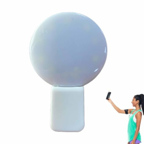 Luce video di riempimento con clip, luce di riempimento per telefono cellulare, anello per selfie per telefono, luce ricaricabile tramite USB, piccola luce ad anello portatile per fotografie,