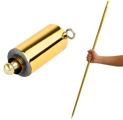 Ulawellor Varita Mágica de Metal 110 cm Extensible de Bolsillo Portátil