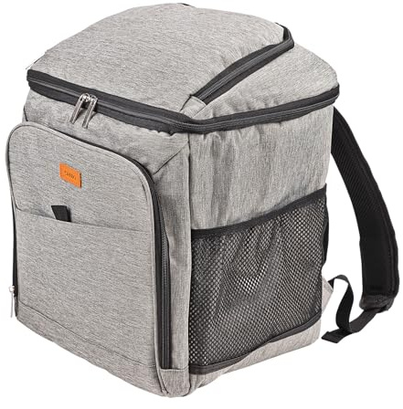 Dema Kühlrucksack Iceland 26L, Isoliertasche Rucksack, leicht & bequem, viele Fächer, Rückenpolster, ideal für Picknick, Camping, Festival