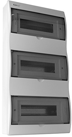 ELEKTRO-PLAST Verteilerkasten Rn 36 (N+PE) AP 36 Module Aufputz Sicherungskasten Rn36 7.6 IP40 0615, blau