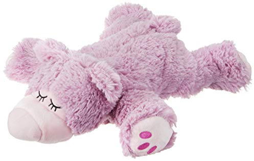Warmies® Wärmekissen/Stofftier Sleepy Bär lila herausnehmbare Hirse Lavendelfüllung 35cm 800g (exklusives Warmies-Design für Greenlife Value