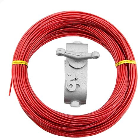 So De Pm - Cuerda tensora de alambre para lonas de piscina, diámetro 2 mm, longitud 21 m, cuerda tensora para lona de piscina