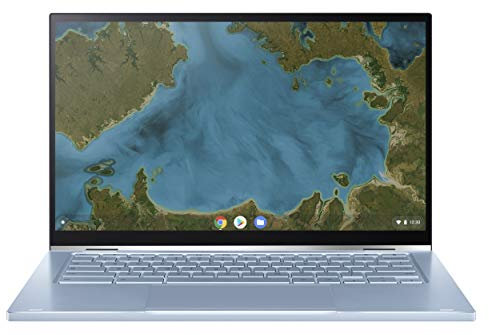 ASUS Chromebook C433TA-AJ0016 - Computer portatile touch e convertibile 14 FHD (M3 8100Y, RAM 4 GB, 64 GB eMMC, Chrome OS) tastiera AZERTY Francese Argento