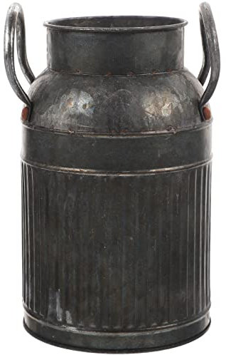 TOPBATHY Pot De Fleurs Rétro Métal Seau pour Plantes Vertes Décoration Vintage pour Intérieur Et Extérieur Vase pour Arrangement Floral