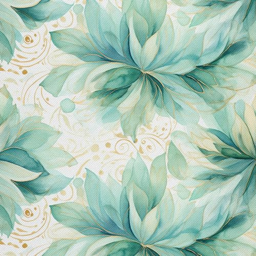 HEKO PANELS Stoff Oxford wasserdicht, Blumen, 1 Meter 155 x 100 cm | Dekostoffe zum Nähen und Handwerken, blickdichte Möbelstoffe, Nähstoffe DIY, als Meterware erhältlich