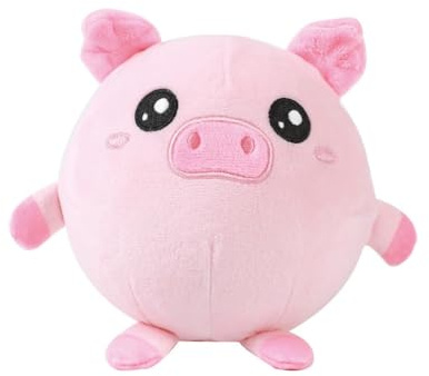 I-TOTAL® - Cuscino Morbido squishy in memory foam 14 cm diametro, squishy pillow ideale come regalo (PIG)