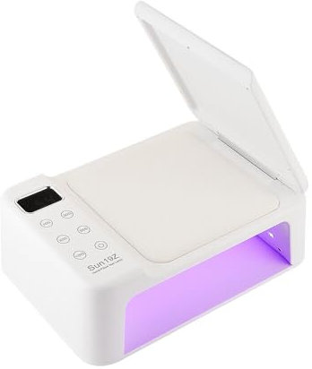 SUN 19Z lampada per unghie Uv 350W 63pcs lampada a LED perline asciuga unghie lampada per unghie a doppia mano con cuscino per poggiamano