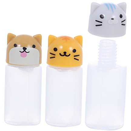 LABRIMP Mini Soßenflasche in Cartoon-tierform Vorratsflaschen Leere Plastikflasche Gewürzbehälter Praktisches Design Für Küche Und Outdoor-nutzung
