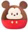 MINISO Mickey Mouse Plush Toy, 12.6 inch/32 cm Mickey Mouse Soft Toys, Disney Stuffed Animals Plush Doll with Floppy Ears, Collection Cuddly Toy Gifts for Kids or Girlfriends