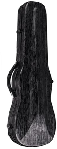 HDYNUZ Bratschenkoffer, 16 Zoll Bratschenkoffer aus Kohlefaser, Leichter Rucksack, druckfest, sturzsicher und regenfest, eingebautes Thermometer(Black)