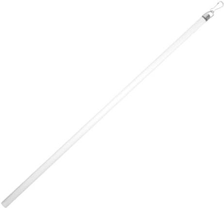 FUNOMOCYA Barra De Cortina Versátil De Acrílico Transparente 50 Cm Diámetro 12 Mm para Ventanas Corredizas, Barra De Tracción Portátil para Dormitorio y Hotel, Varilla Resistente y Funcional