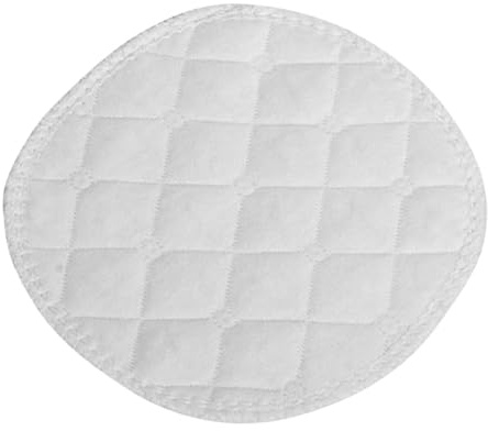 FIXOSHEE Lot de 16 Coussinets D'allaitement Anti-fuites en Coton Écologique 6 Couches, Lavables et Respirants, pour Mamans Allaitantes Sensibles, Protection Post-partum, Blanc 10x10 Cm