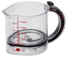 Vaso medidor ajustable 4 en 1 herramienta de cocina multifuncional para repostería y ahorro espacio lavable lavavajillas con graduaciones claras base hermética desperdicio cero