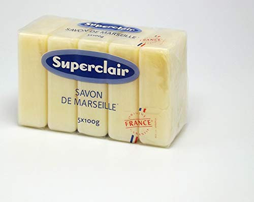 SUPERCLAIR Set di 5 saponette Marsiglia 100 g