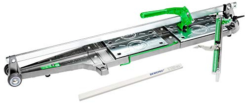 HUFA® Fliesenschneider MAXIMUM ST-R 1250 mm – Profi Fliesenschneidgerät mit DEWEPRO Zimmermannsbleistift – Präzises Schneiden & Brechen für Großformate