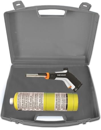 Equipo de soldadura con cartucho desechable. Maletín Powerjet Gas Map