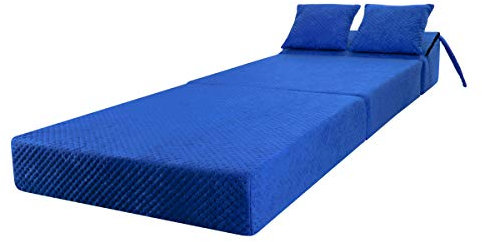 Stillerbursch® Klappmatratze Conforto 15cm | Gästematratze Faltmatratze Notbett | Mikrofaser | Made in Germany | Ökotex 100 | 3-teilige Faltmatratze | Abnehmbarer Bezug | 70x195x15 | Faltbare Matratze