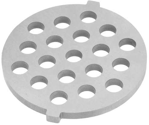 Disco per tritacarne, piastra per disco per tritacarne con foro da 8 mm Piastra per tritacarne in acciaio inossidabile Lame per coltelli per frullatore da banco Attacco per tritacarne