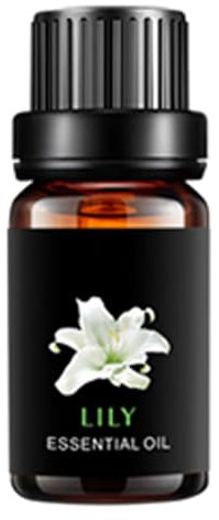 Ätherisches Bio-Öl-Set für Diffusor 10 ml/Flasche Botanisches ätherisches Öl für die Aromatherapie zur Kerzenherstellung, Seifenherstellung, Diffusor, Luftbefeuchter (Lilie)