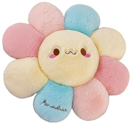 Generisch Blumen-Plüschkissen, Blumenkissen | Plüschkissen Kissen,Sonnenblumen-Plüschkissen, Blumenform, Bodenkissen, Sitzkissen, Spielzeug für Wohnzimmer, Arbeitsplatz