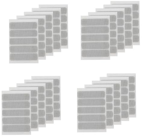 Fly Screens for Windows, Window Screen, Window Mesh Insect Screen, 100 Pieces Fly Screen Repair Kit, Fly Screen Patches, for Fly Screen Doors, Mosquito Net, Insect Protection Windows, Grey