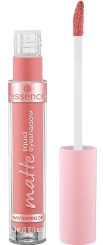 Essence Sombra De Ojos Líquida Mate., De Larga Duración, Cubriente, Secado Rápido, Natural, Color Intenso (3Ml)