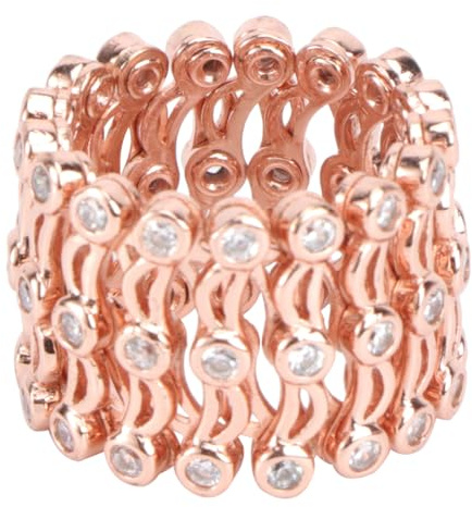 OATIPHO Dehnbarer Ring Damenring 2-in-1 Armbandring Aus Silber 925 Für Elegante Anlässe Stilvolles Fingerschmuck Und Ringarmband Für Frauen