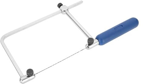 da Traforo, Telaio per con Lama, Seghetto a U, Kit da Taglio, Utensile da Taglio Regolabile, Telaio per a U con 6 Lame a Spirale (ASB500)