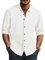 PJ PAUL JONES Men's Shirt Casual Smart Non Iron Shirts Long Sleeve T Slim Fit Button Down Formal Shirts XL White